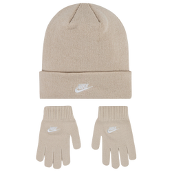 Boys' Infant - Nike Futura Beanie & Glove Set - Brown/Brown