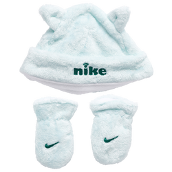 Boys' Infant - Nike HAT/MITTEN TRACK PACK - Summit White/White/Blue