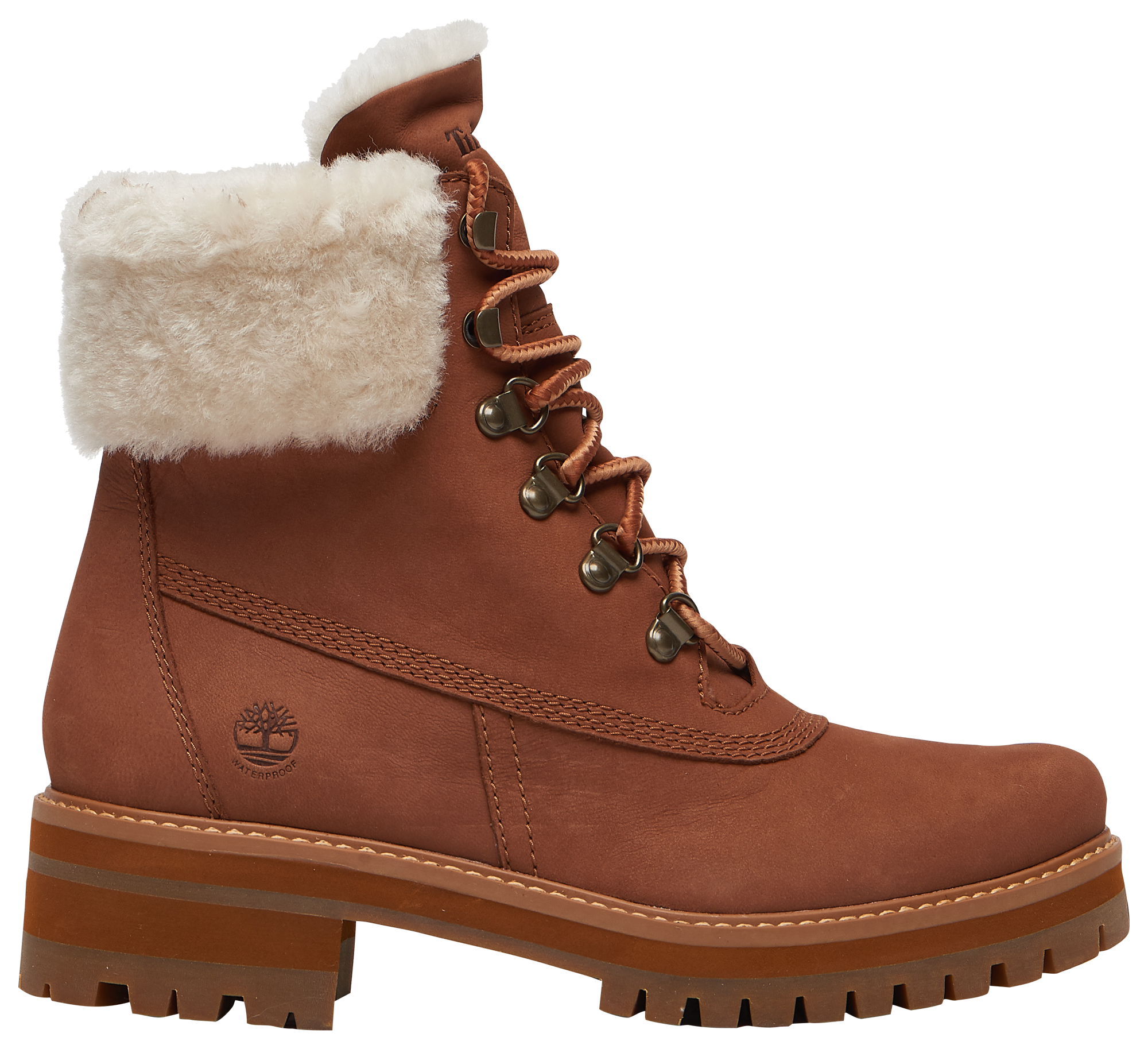 womens timbs with fur