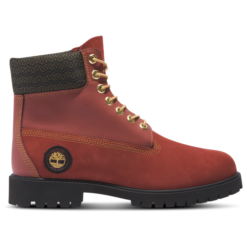 

Timberland Mens Timberland 6" Lace Up Waterproof Nubuck Boots - Mens Dark Red Size 10.0