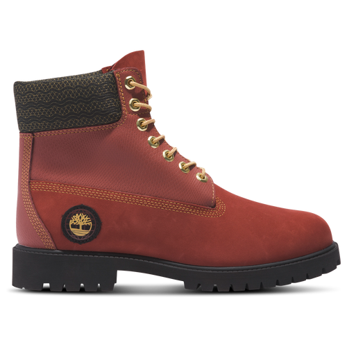 

Timberland Mens Timberland 6" Lace Up Waterproof Nubuck Boots - Mens Dark Red Size 08.5