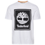 Timberland Stack Logo T-Shirt - Men's White/Black