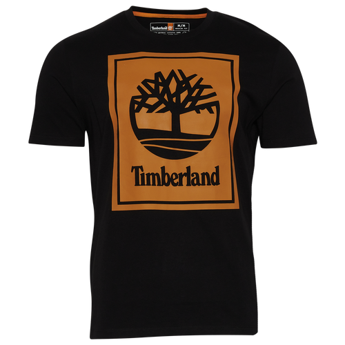 

Timberland Mens Timberland Youth Culture Stacked Logo T-Shirt - Mens Black/White Size XXL