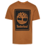 Timberland Stack Logo T-Shirt - Men's Wheat Boot/Black