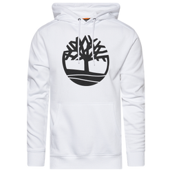 Men's - Timberland Core Tree Logo Hoodie - White/Black