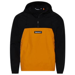 Men's - Timberland Windbreaker Pullover Jacket - Black/Yellow