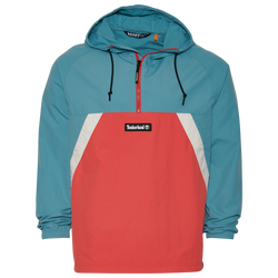 Men's - Timberland Youth Culture Camo Windbreaker Pullover - Blue/Red/White