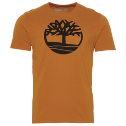 Men's - Timberland Kennebec River Tree Logo T-Shirt - Wheat/Black
