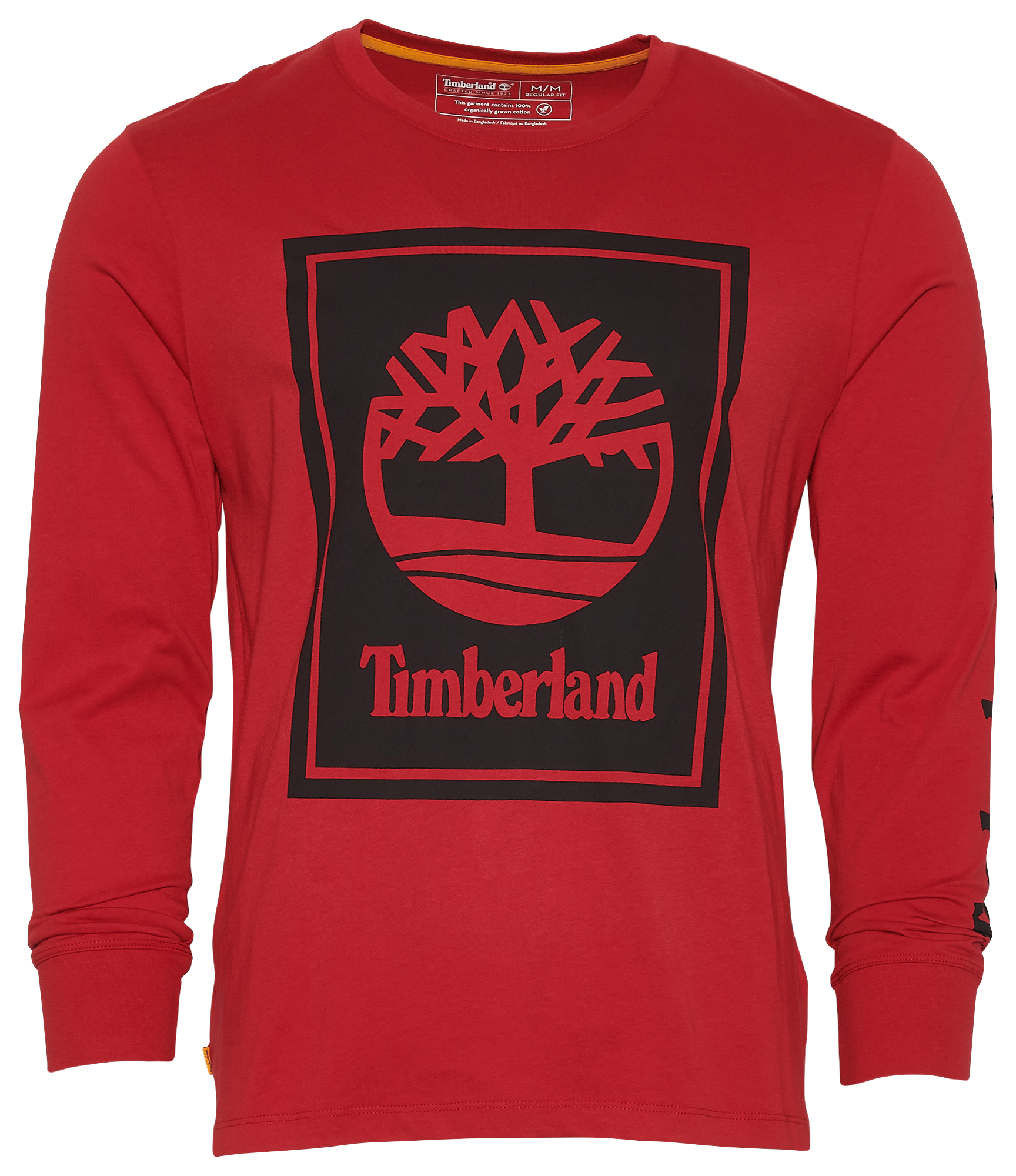 Timberland Long Sleeve Stack Logo T-Shirt - Men's