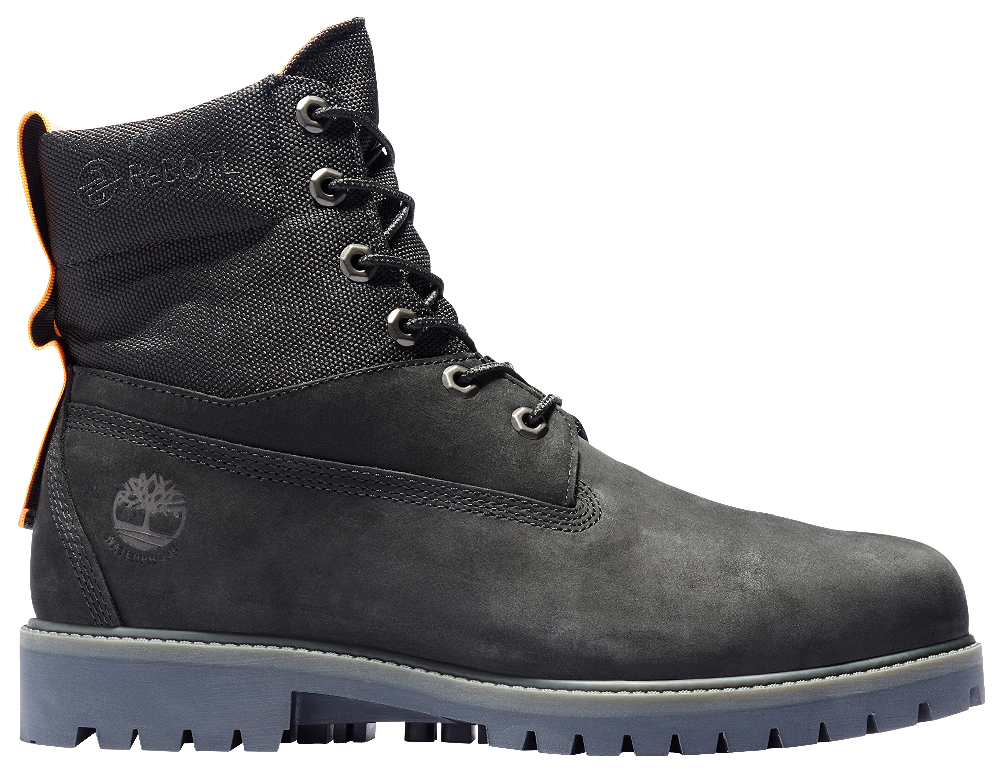 dark grey timbs