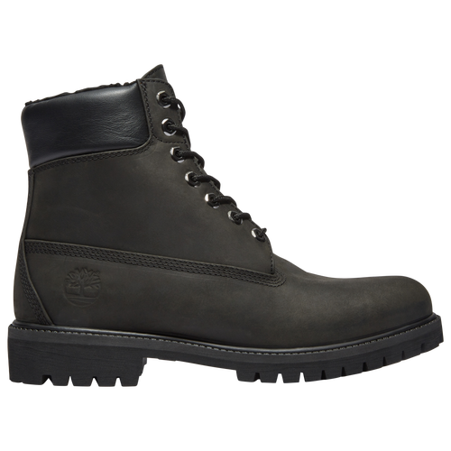 

Timberland Mens Timberland 6 Inch Premium Fur Lined Boots - Mens Black Size 13.0