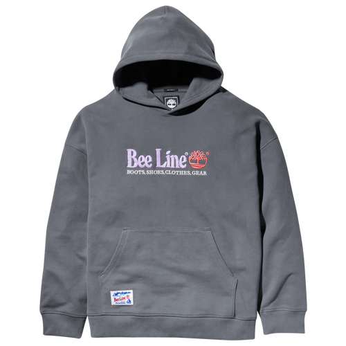 Timberland X Bbc X Bee Line Cotton Hoodie In Black/purple/red