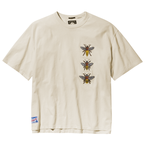 Timberland Mens  Beeline Short Sleeve T-shirt In White/black/yellow