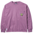 Timberland BeeLine Pocket Crew Sweatshirt - Men's Purple/White/Yellow