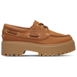 Women's - Timberland Stone Street Platform Boat Shoe - Rust Nubuck
