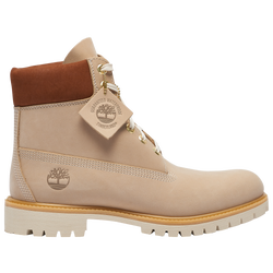 Men's - Timberland 6" Premium Waterproof Boots - Light Beige Nubuck