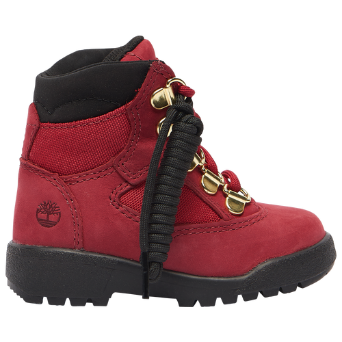 

Boys Timberland Timberland Field Boots - Boys' Toddler Shoe Red/Red Size 04.0