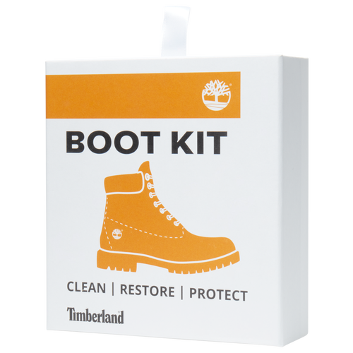 Timberland Mens  Boot Care Kit In White/orange