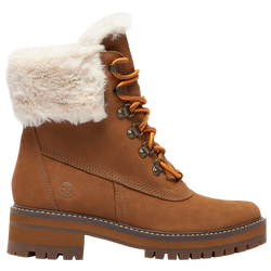 Women's - Timberland Courmayeur Valley 6" Faux Fur - Brown