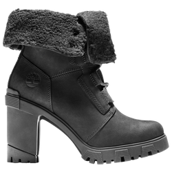 Women's - Timberland Layna Point Boots - Black/Black