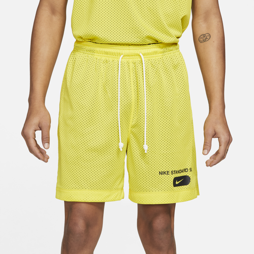 

Nike Mens Nike Standard Issue Mesh Shorts - Mens Yellow/Black Size XXL