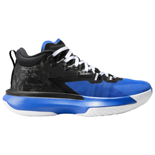 

Jordan Mens Jordan Zion 1 - Mens Basketball Shoes Black/White/Blue Size 11.0