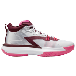 Men's - Jordan Zion 1 - White/Metallic Silver/Hyper Pink