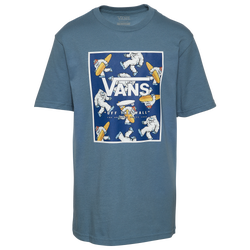 Boys' Grade School - Vans Print Box T-Shirt - Blue/Multicolor