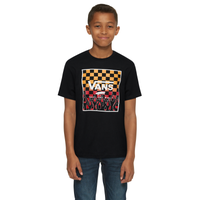 Black/Flame Check Gradient