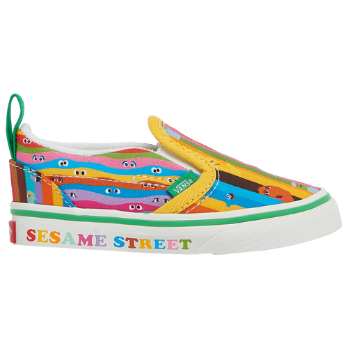 

Boys Vans Vans Slip-On Sesame Street - Boys' Toddler Shoe Multi/Multi Size 07.0