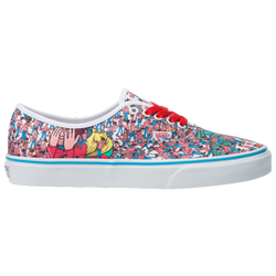 Boys' Grade School - Vans Authentic - White/Red