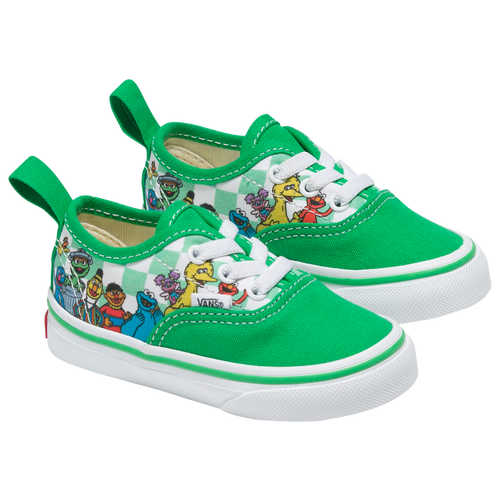 

Vans Boys Vans Authentic Sesame Street - Boys' Toddler Shoes Green/Multi Size 04.0