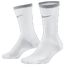 Nike Spark Lightweight Crew Socks - Men's White/Reflectve Silver