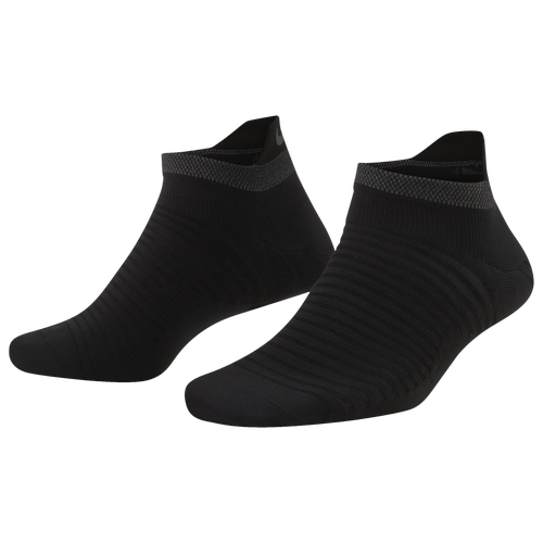 Nike Mens  Spark Lighweight No Show Socks In Black/reflective Silver