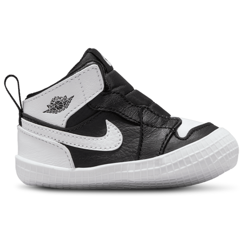 

Jordan Boys Jordan AJ 1 Crib Bootie - Boys' Infant Basketball Shoes Black/White/White Size 1.0