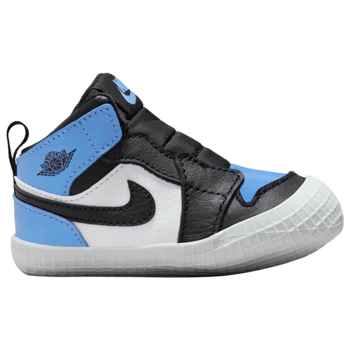 

Boys Infant Jordan Jordan AJ 1 Crib Bootie - Boys' Infant Shoe Univ Blue/Black/White Size 03.0