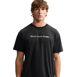 Men's - Nike More Threes Long Sleeve T-Shirt - Black