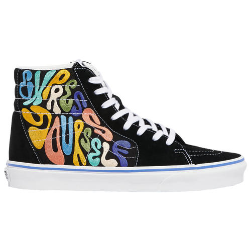 

Vans Mens Vans Sk8-HI Express Yourself - Mens Shoes Black/Multi Size 11.0