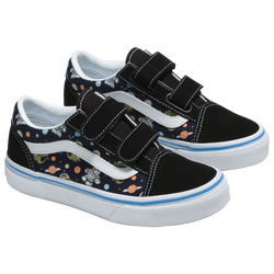Boys' Preschool - Vans Old Skool Velcro Cosmic Zoo - Black/Blue