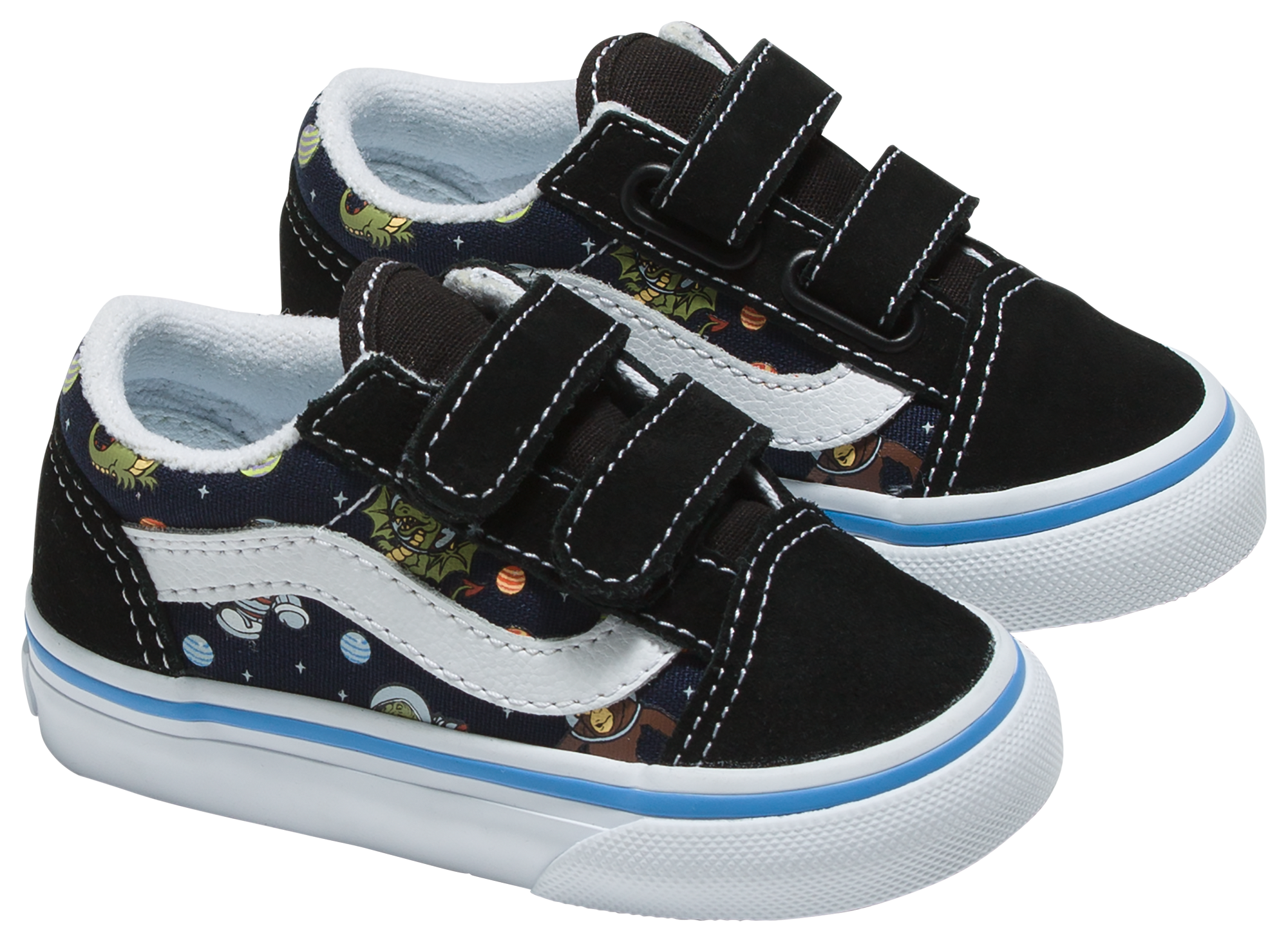 Boys vans outlet with velcro