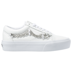 Women's - Vans Old Skool Platform - True White/True White