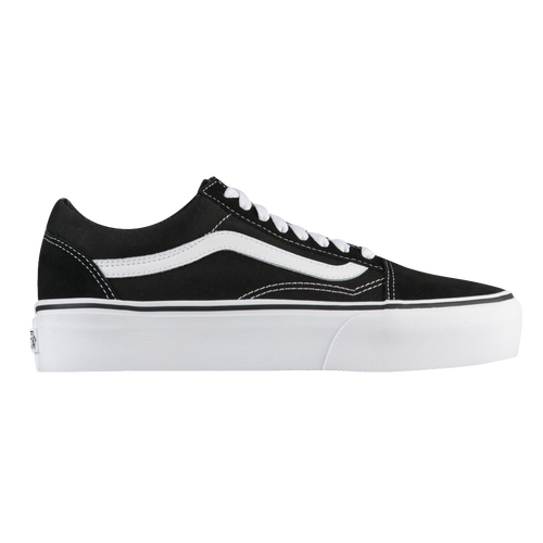 

Womens Vans Vans Old Skool Platform - Womens Skate Shoe Black/White Size 06.0