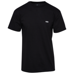 Men's - Vans Left Chest Logo T-Shirt - Black/White