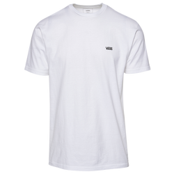 Men's - Vans Left Chest Logo T-Shirt - White/Black