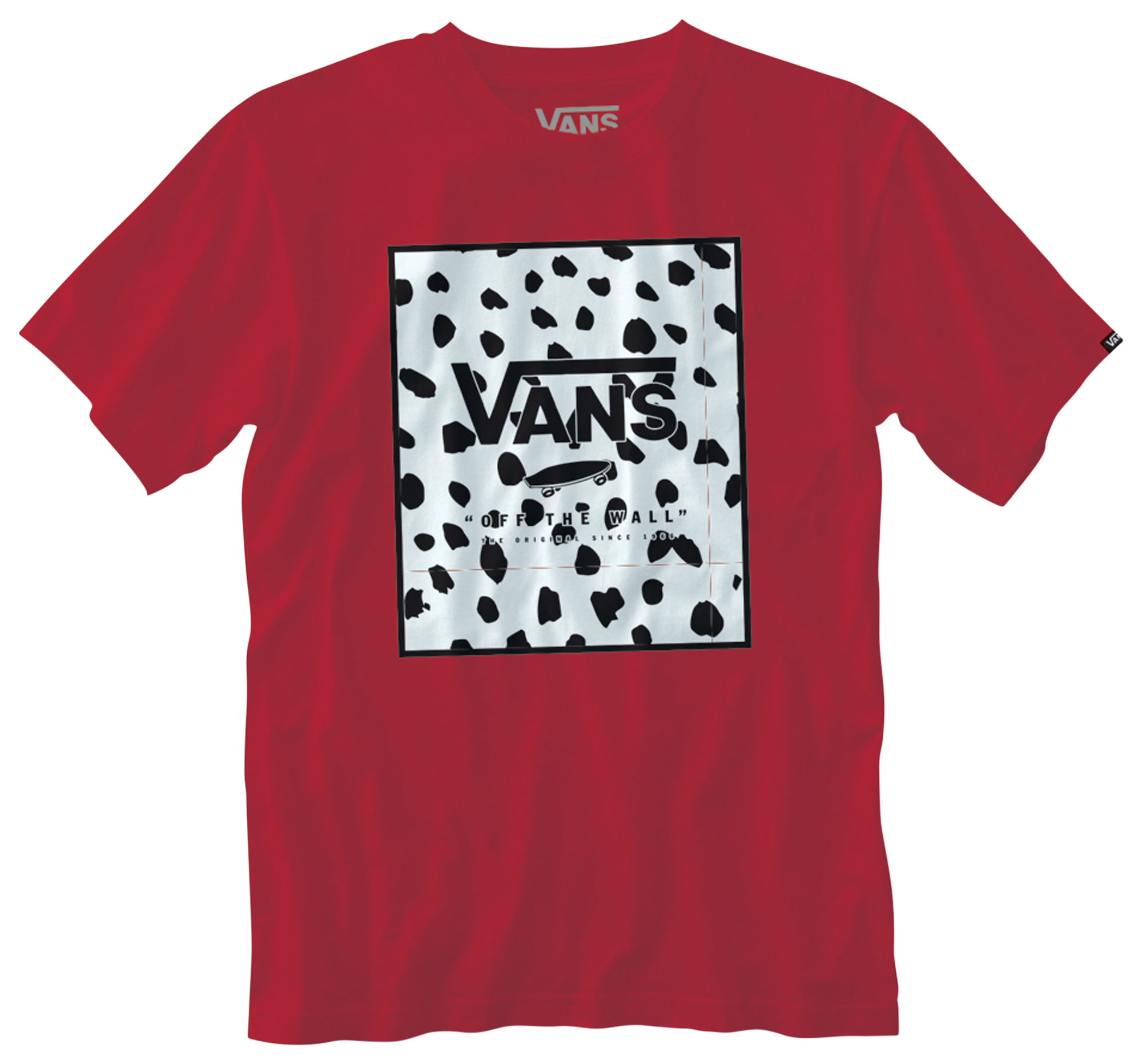 Vans red and white 2024 shirt