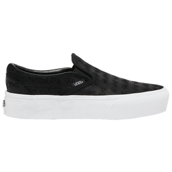 Women's - Vans Classic Slip-On Platform - Black/Black