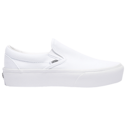Women's - Vans Classic Slip-On Platform - True White