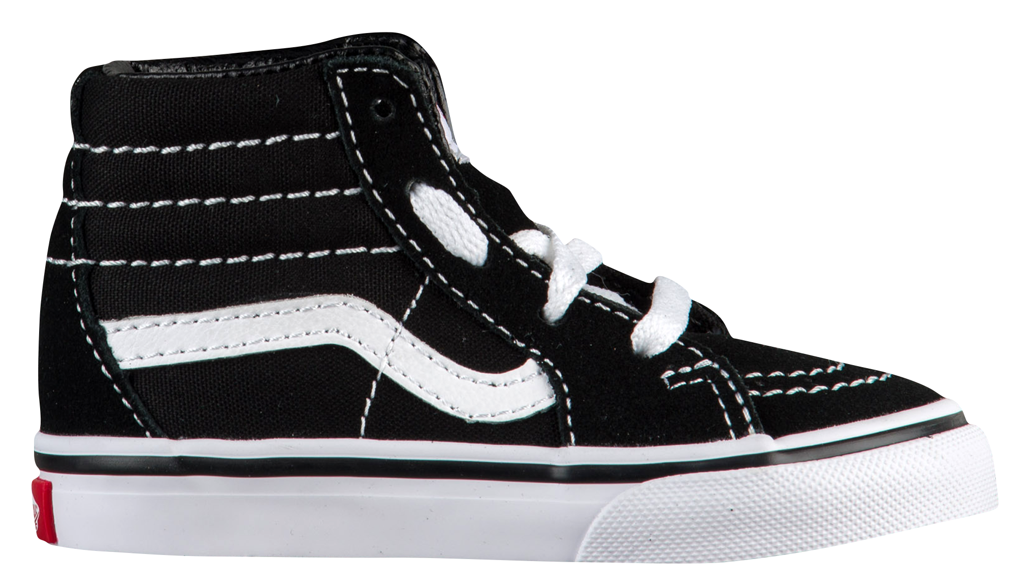 black and white infant vans