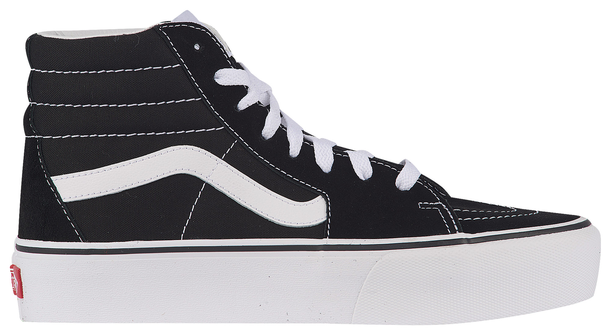 black and white vans footlocker