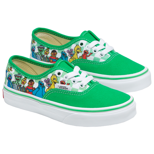 

Vans Boys Vans Authentic Sesame Street - Boys' Preschool Shoes Green/Multi Size 01.0
